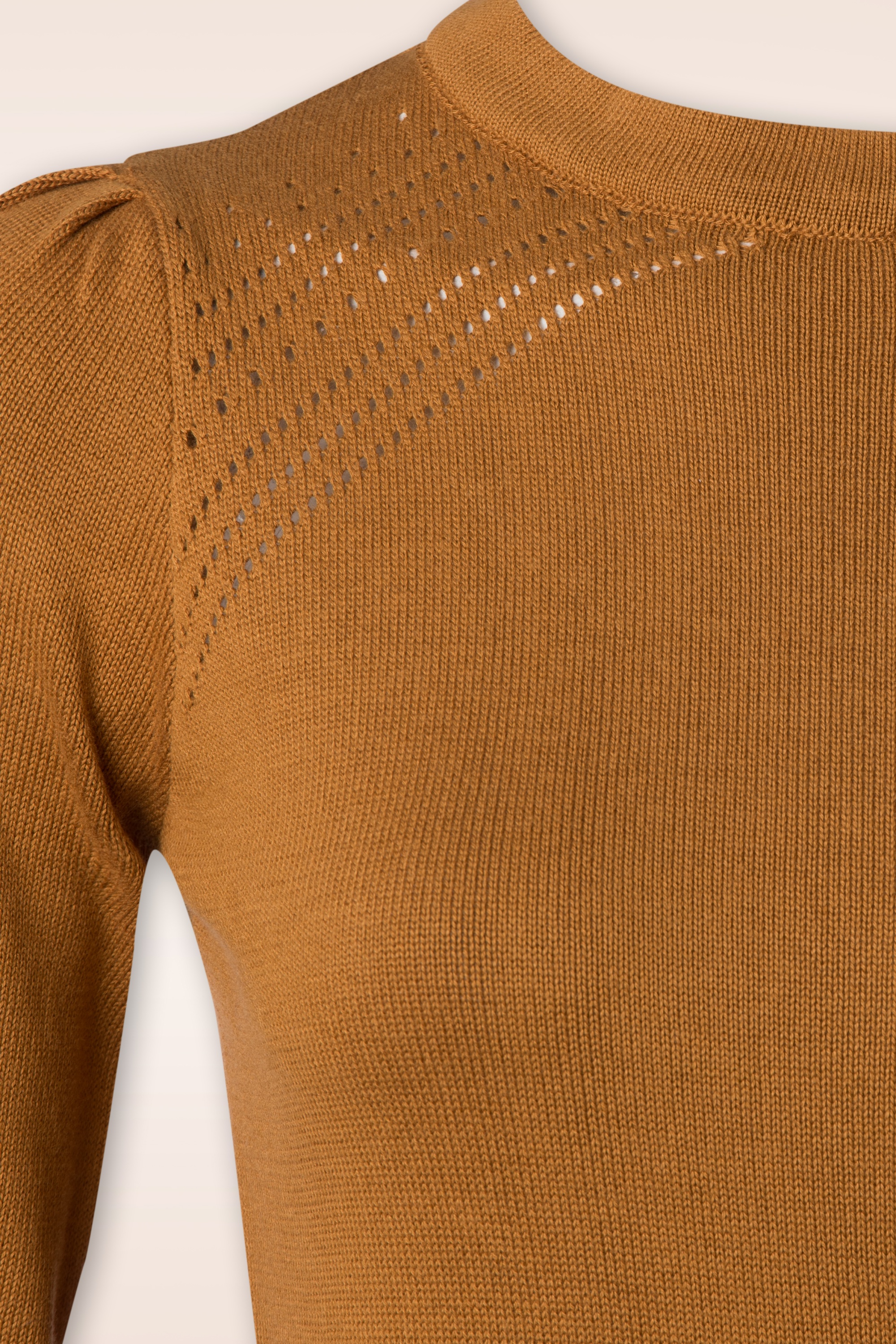 Very Cherry - Mina pullover in cognacbruin 3