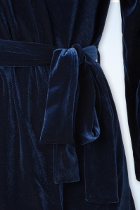Vintage Chic for Topvintage - Topvintage exclusive ~ Victoria Velvet Vest top in navyblauw 3