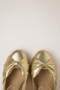 Lola Ramona ♥ Topvintage - Ava Reminisce pumps in warm goud 3