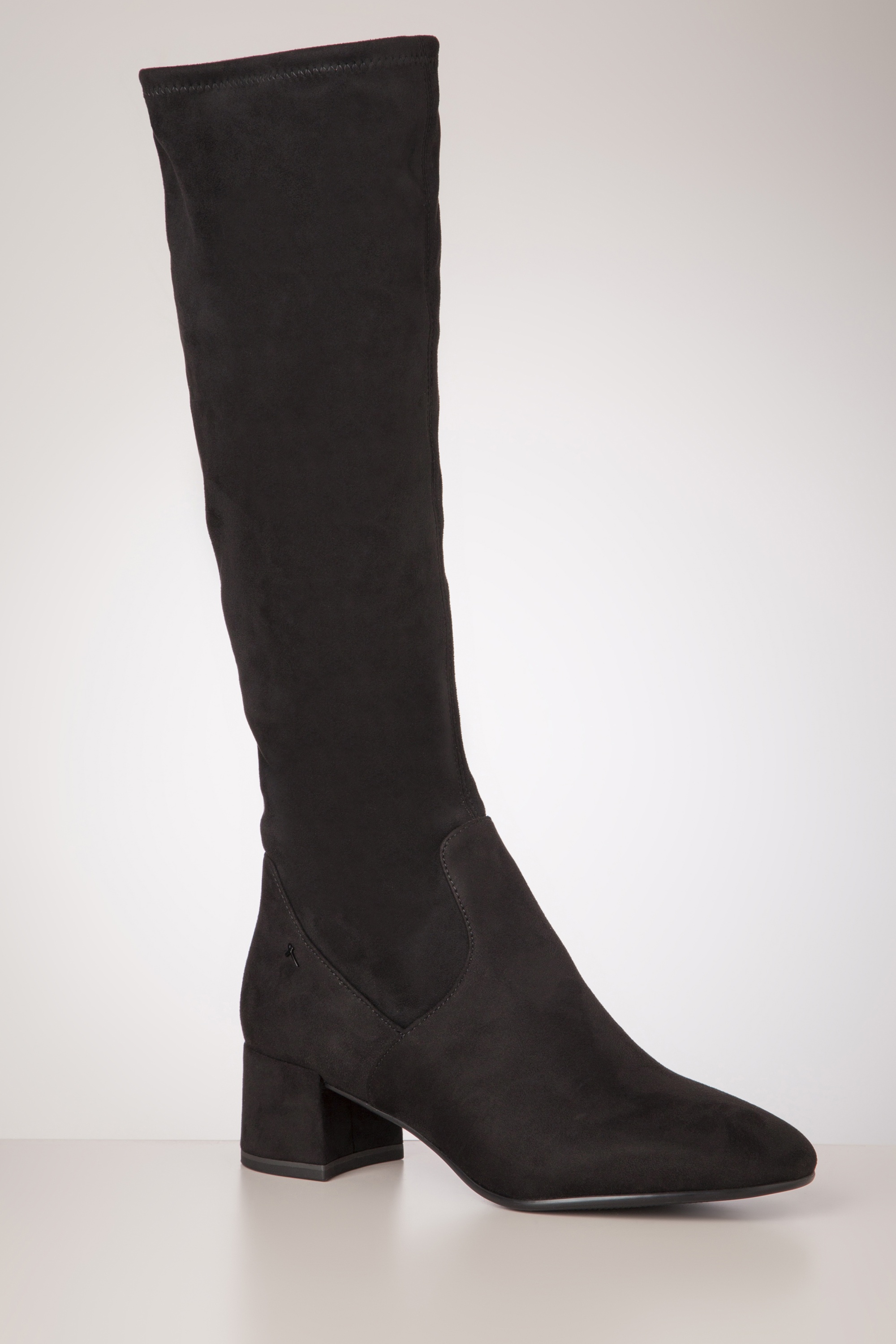 Bottes Lizzy en simili daim noir