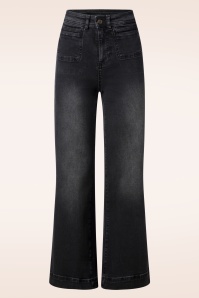 Surkana - Ryann jeans broek in zwart