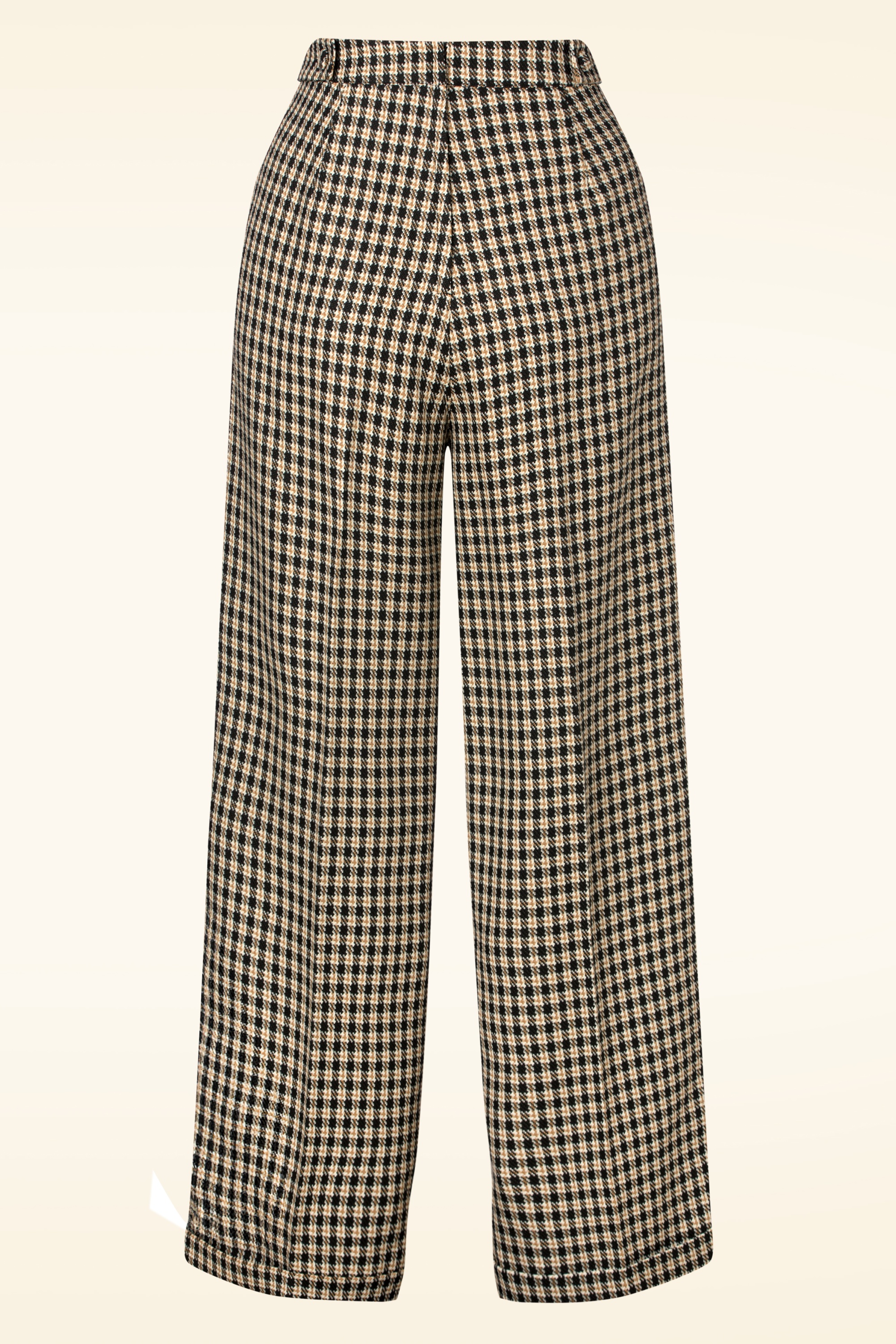 Banned Retro - Ruby Check pantalon in zwart  4