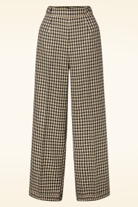 Banned Retro - Ruby Check pantalon in zwart  2