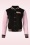 Queen Kerosin - The Queen of Sun Valley College Sweat jacket in zwart en roze 2