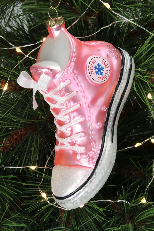 HD Collection - Sneaker kerst ornament in roze