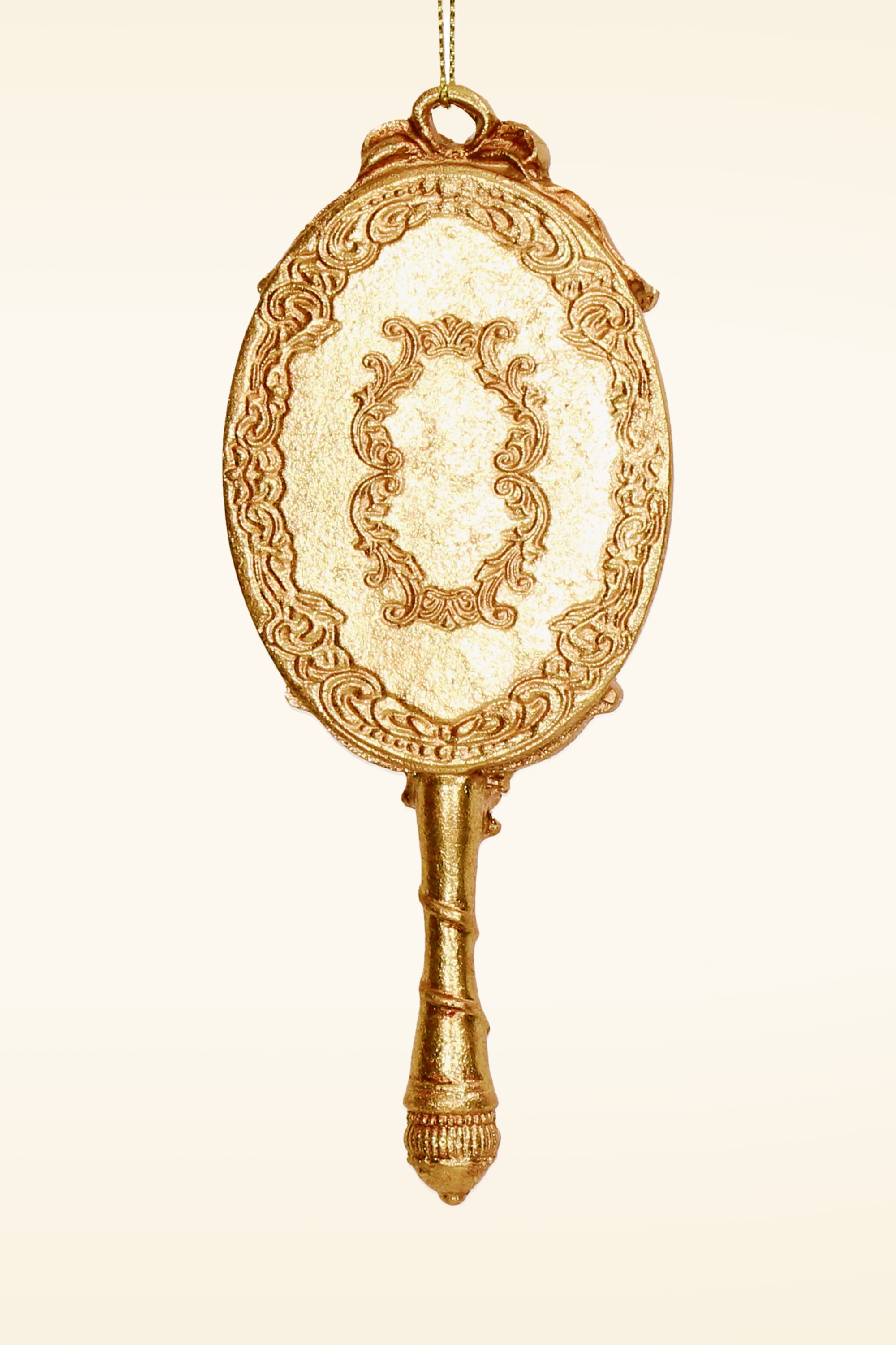 HD Collection - Hand Mirror kerst ornament in goud 2