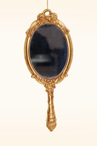 HD Collection - Hand Mirror kerst ornament in goud