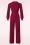 Very Cherry - Emmylou Jersey Crepe jumpsuit in donkerrood