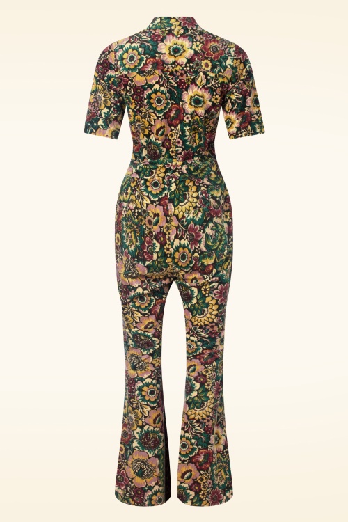 King Louie - Garbo Flare Tulsa jumpsuit in multi 5