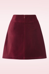 King Louie - Olivia Uni Fargo rok in cabernet rood 5