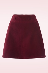 King Louie - Olivia Uni Fargo rok in cabernet rood 2