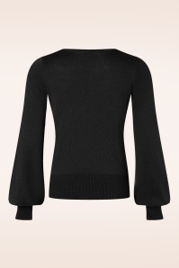 King Louie - Bell Sleeve Club top in zwart 5