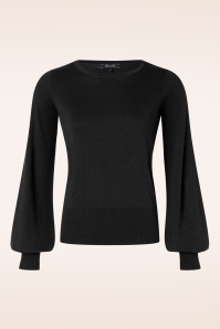 King Louie - Bell Sleeve Club top in zwart 2