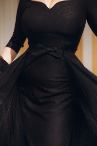 Vintage Diva  - The Patrizia penciljurk in zwart 7