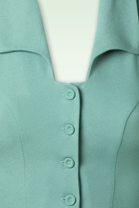 Miss Candyfloss - Arien Minty blouse in mintgroen 2