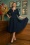 Vintage Diva - The Graziella swing jurk in navyblauw