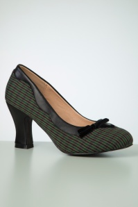 Banned Retro - Bertie's Lullaby pumps in groen 3