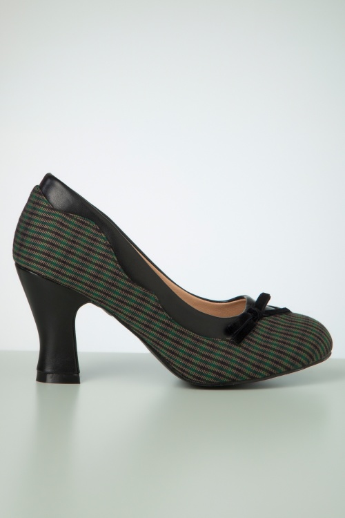 Banned Retro - Bertie's Lullaby pumps in groen