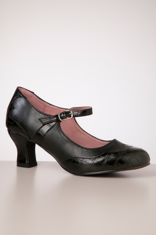 Banned Retro - Ballroom Blitz pumps in zwart 3