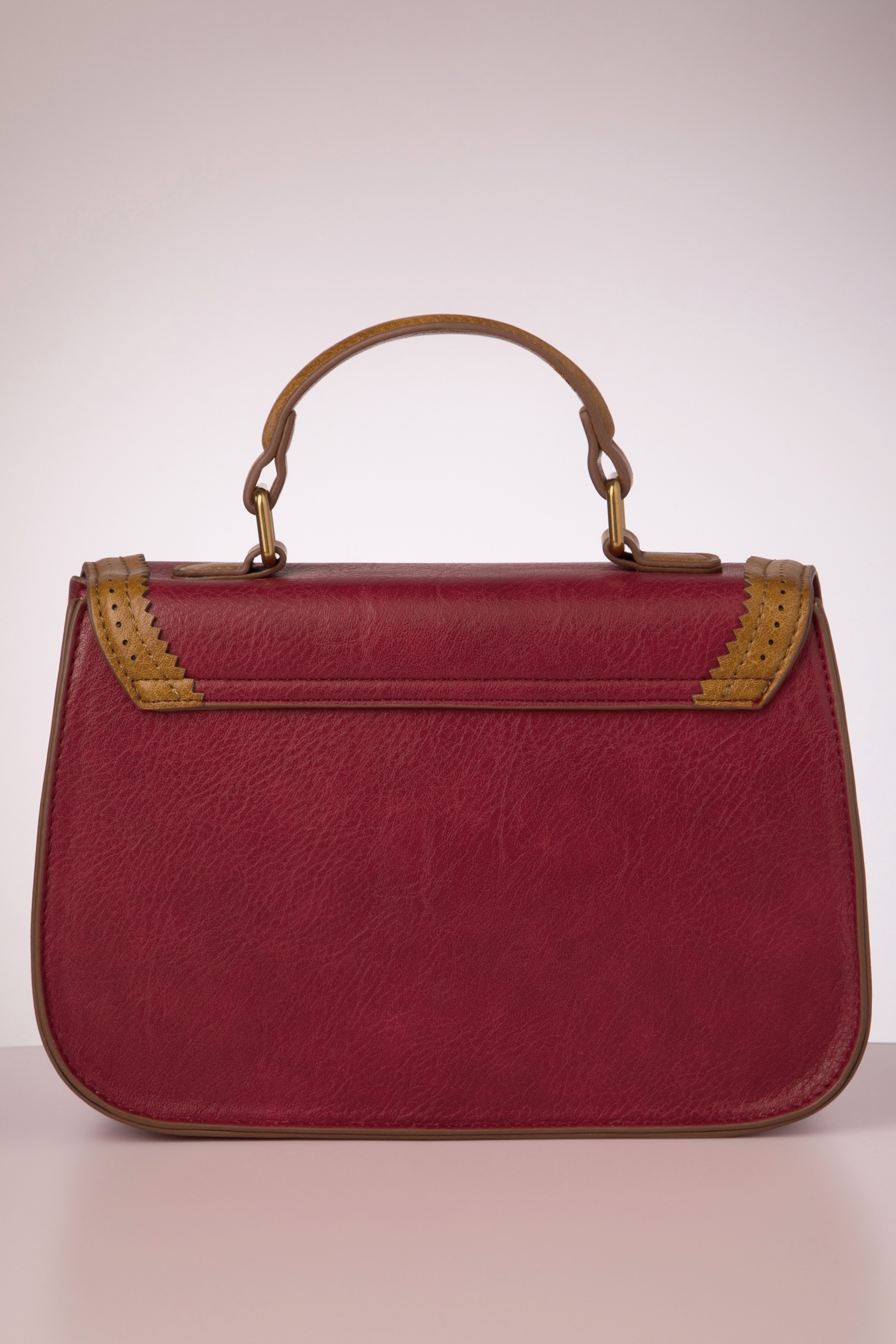 Banned Retro - Carter Satchel handtas in rood 4