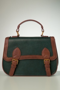 Banned Retro - Carter Satchel handtas in groen