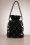 Banned Retro - Lorne Beaded Pouch tas in zwart