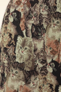 Louche - Aubin Kitty jacquard minirok in multi 3