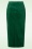 Louche - Balthazar Babycord midaxi pencil rok in groen 4