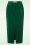 Louche - Balthazar Babycord midaxi pencil rok in groen