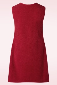 Louche - Cathel Borg lang gilet in rood 4