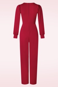 Vintage Chic for Topvintage Lynette Jumpsuit in Rot Einkaufen bei Topvintage