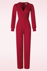 Vintage Chic for Topvintage - Topvintage exclusive ~ Lynette jumpsuit in rood