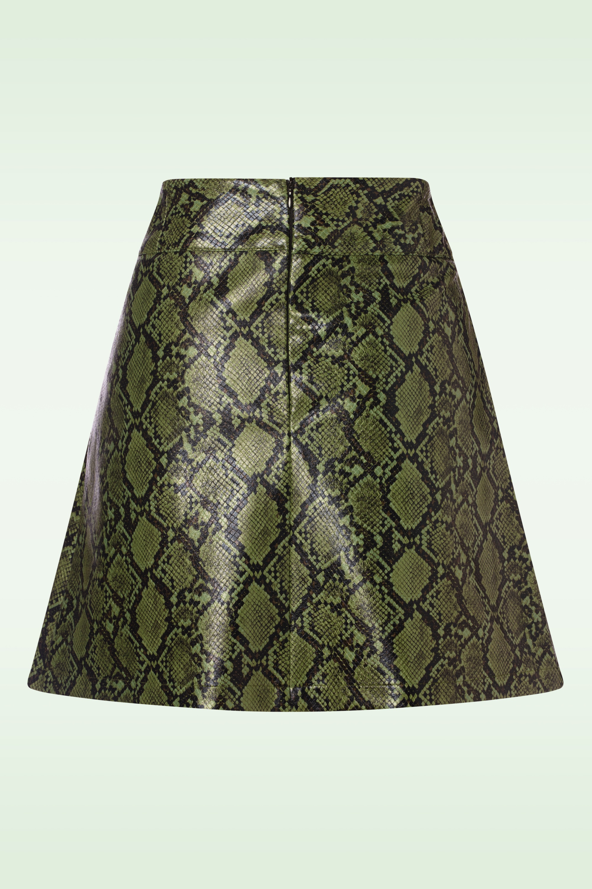 King Louie - Olivia Viper rok in zwart en groen 4