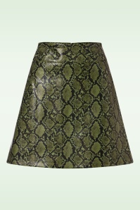 King Louie - Olivia Viper rok in zwart en groen 2