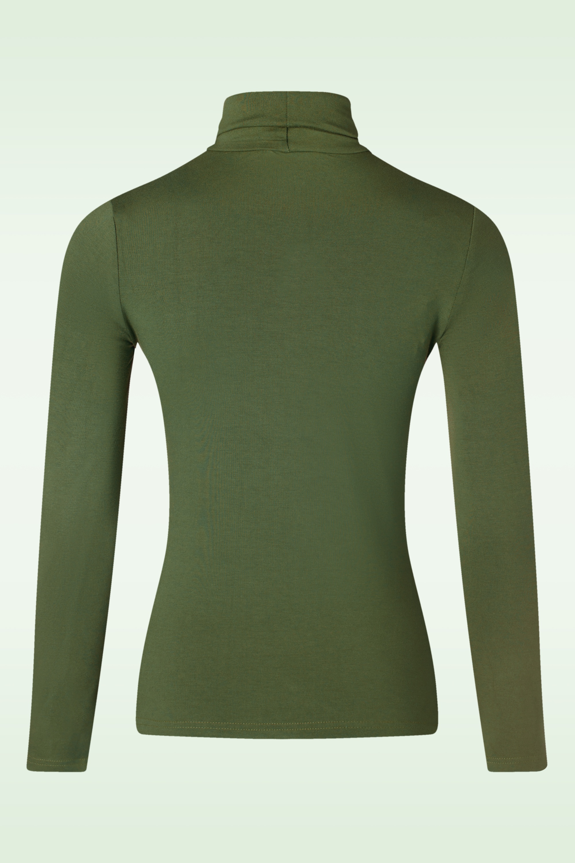 Bakery Ladies - Turtleneck top in hunter groen 3