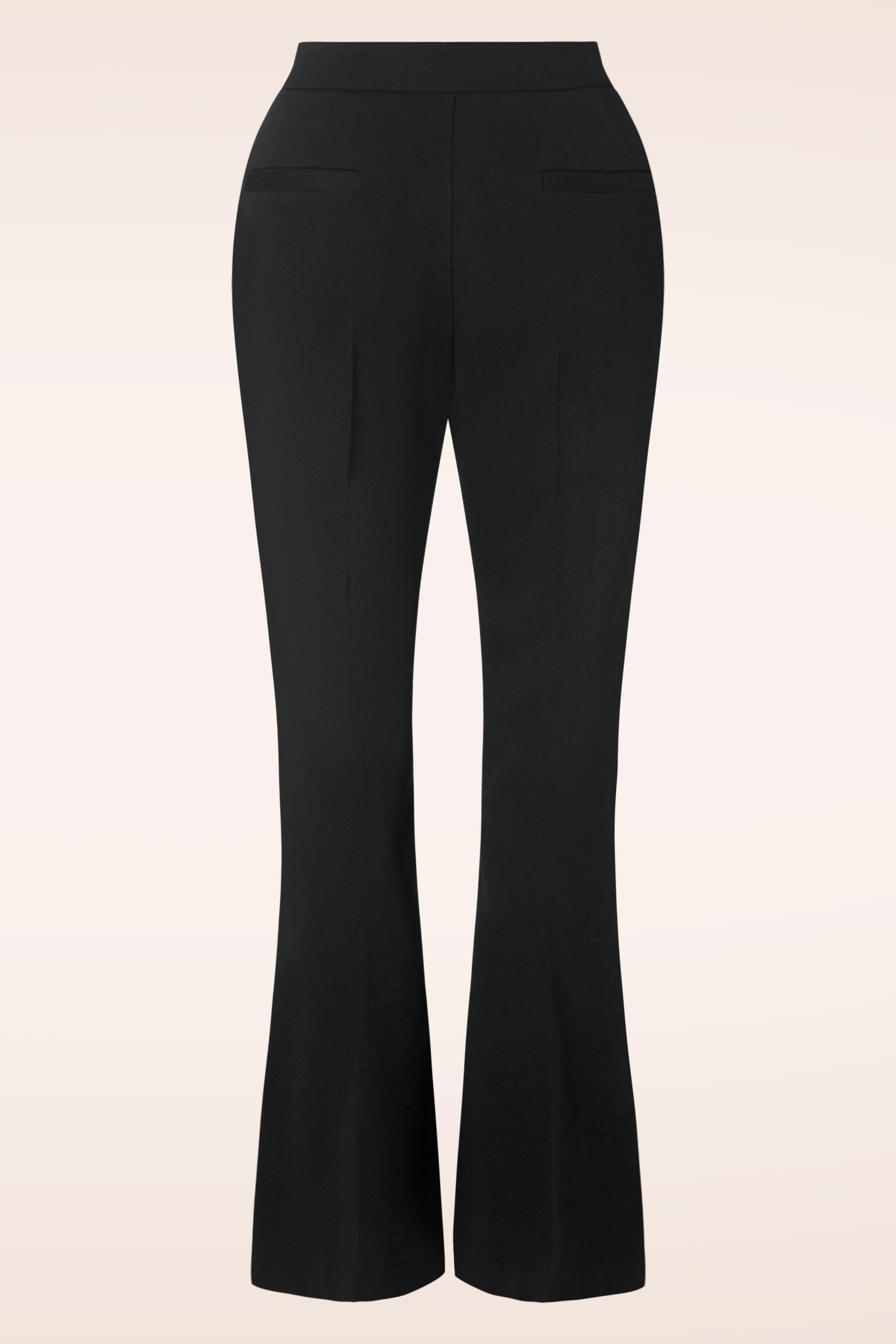 King Louie - Marcie Aurora flared pantalon in zwart 5