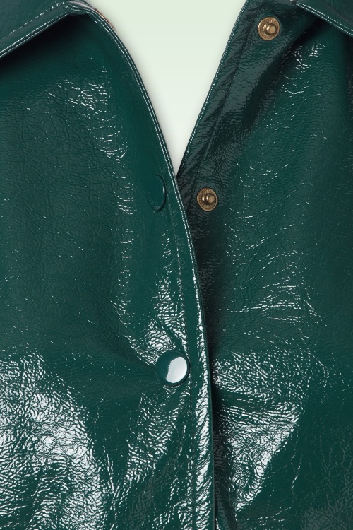 King Louie - Isa Shine jacket in libel groen  4