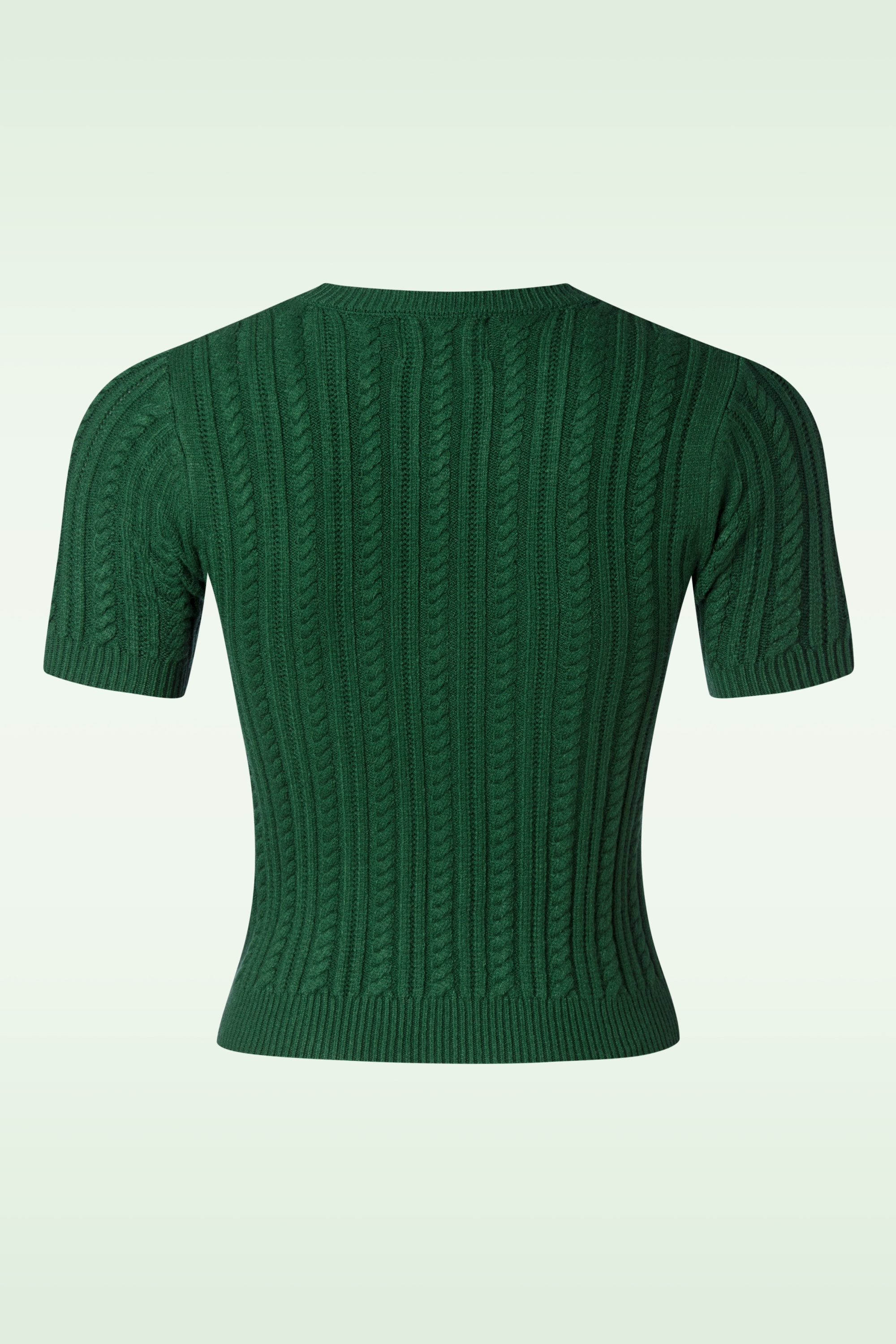 Bunny - Autumn gebreide top in groen 3