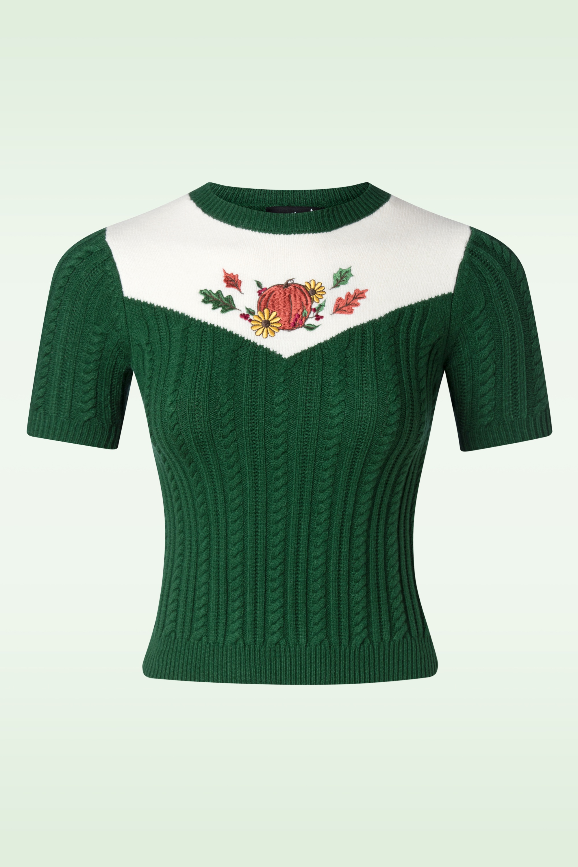 Bunny - Autumn gebreide top in groen