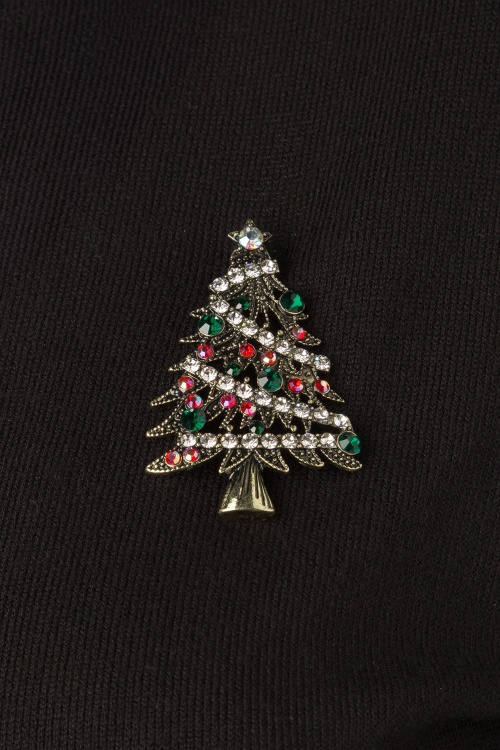 Lovely - Twinkling Christmas Tree oorbellen in groen