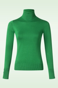 Zilch - High Neck top in grasgroen