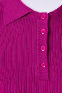 Zilch - Polo top in framboosroze 2