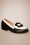 Banned Retro - Evening primrose loafers in zwart en wit