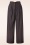 Banned Retro - Jenny Check pantalon in navyblauw 2