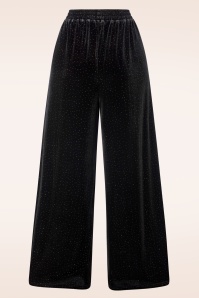 Banned Retro - Sparkle pantalon in zwart 4