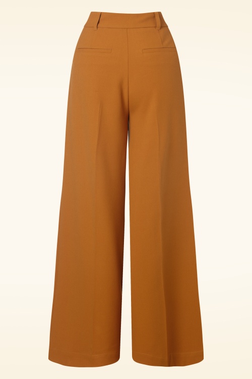 King Louie - Chloe Tuillerie pantalon in maple oranje 5