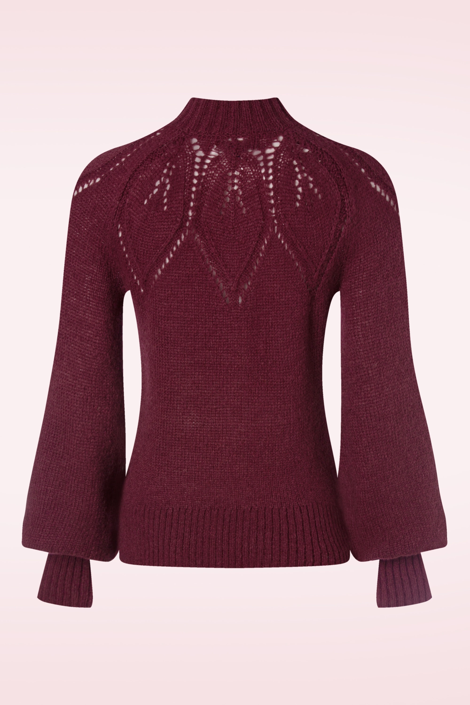 King Louie - Joanie Orcia Raglan top in cabernet rood 5