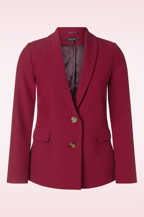 King Louie - Brooke Marple blazer in rumba rood 2