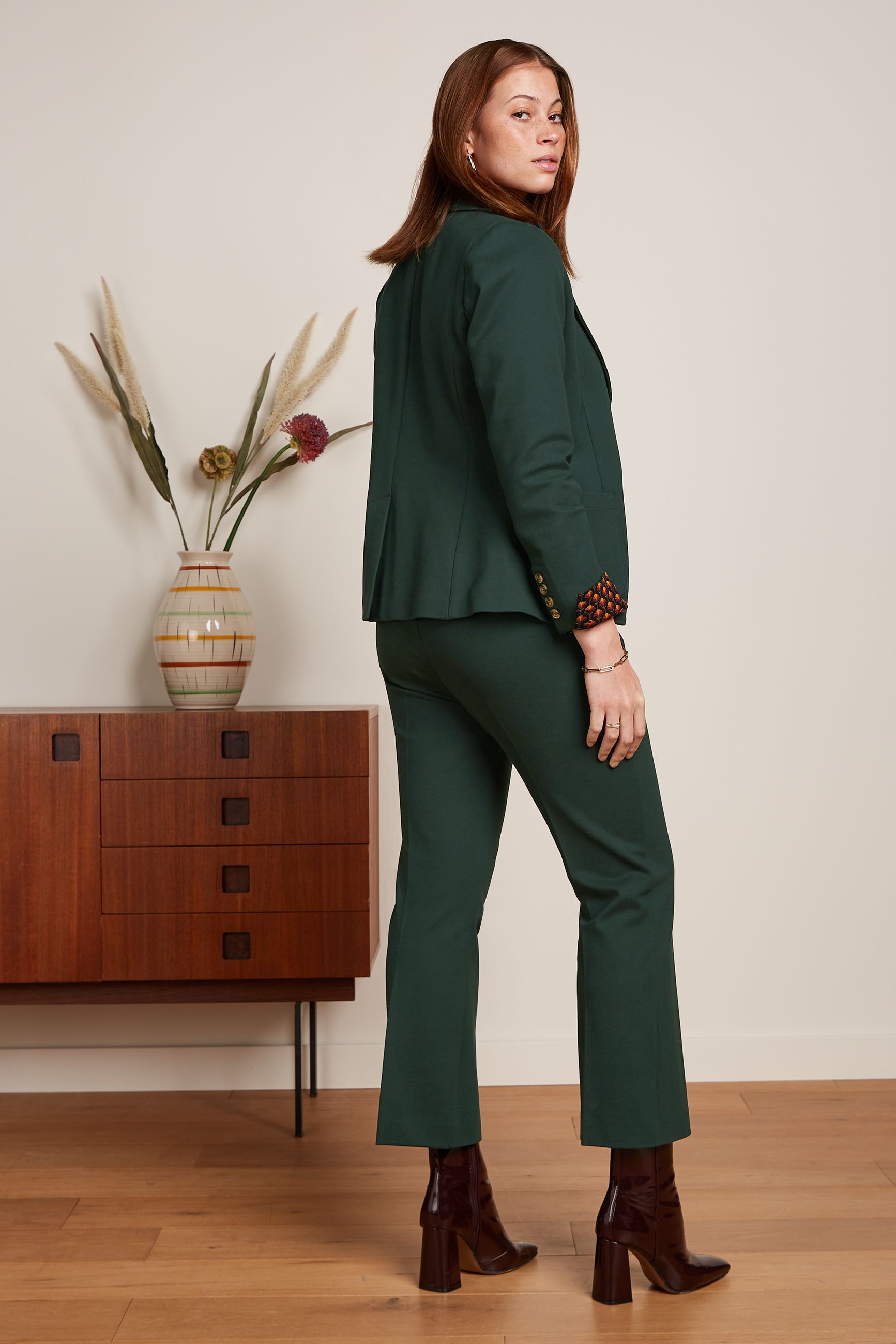 King Louie - Bibi Uni Rodeo blazer in sycamore groen 3