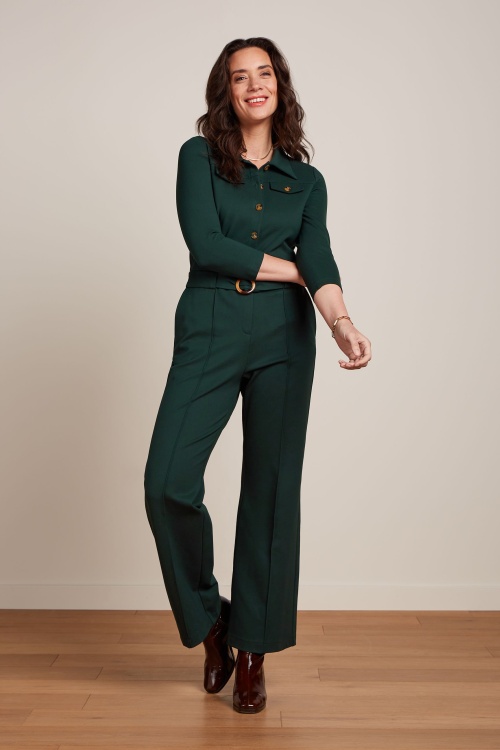 King Louie - Alexa Uni Rodeo jumpsuit in sycamore groen